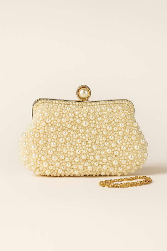 Royal Radiance Pearl Clutch