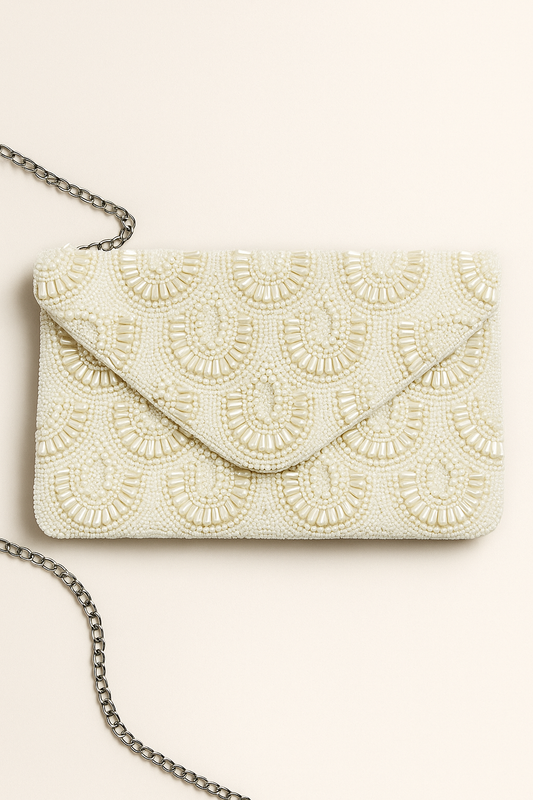 The Pearl Edit – Ivory Grace Clutch